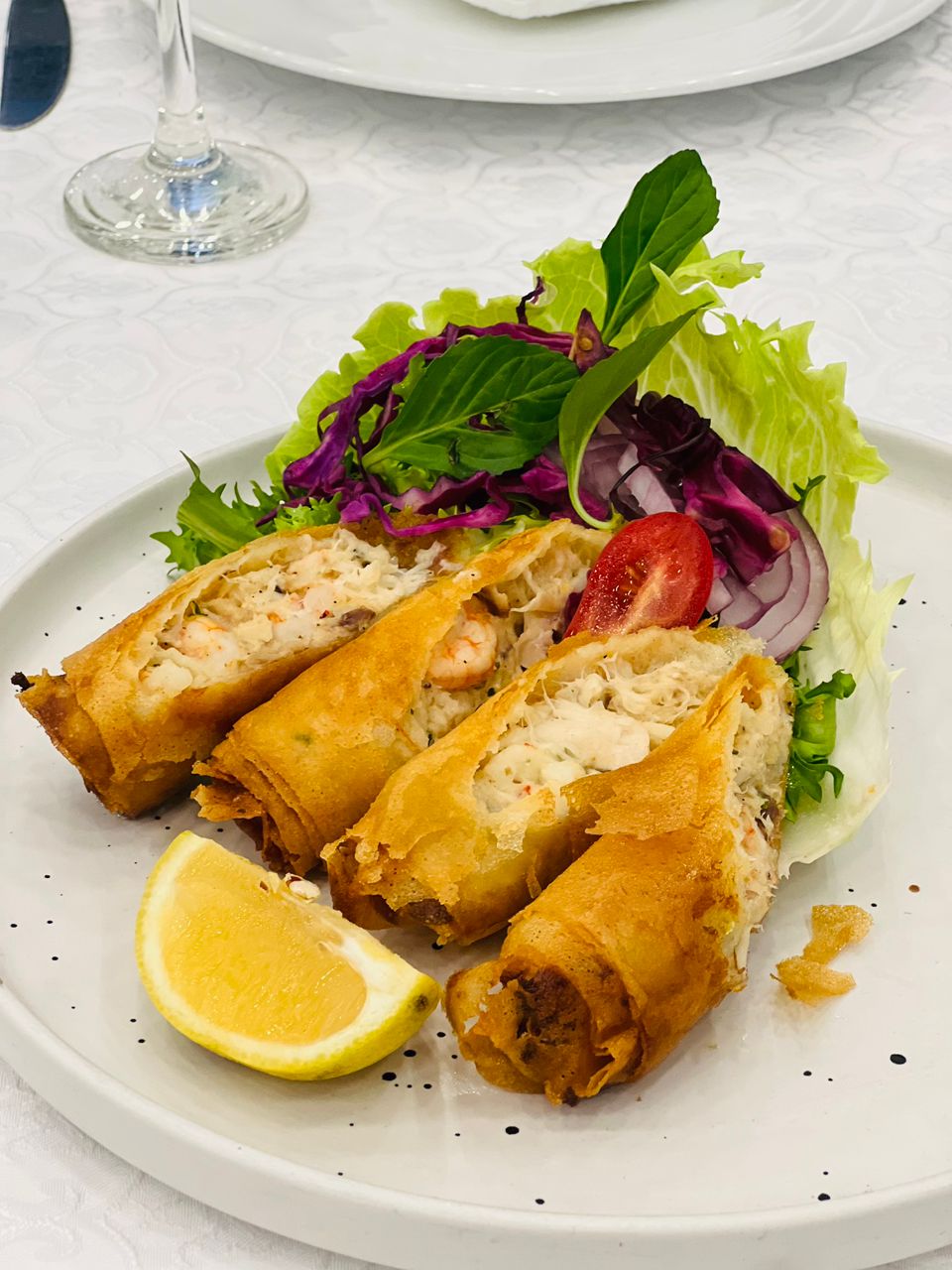 Bourek aux fruits de mer